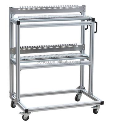 China Anti-Static Feeder Storage ESD SMT Stainless Steel Feeder Platform Hand Carts Circulation Carts Tool for sale