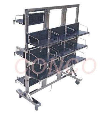 China Esd Trolley Manufacturers Anti-Static PCB Trolley With Hanging Racks for sale