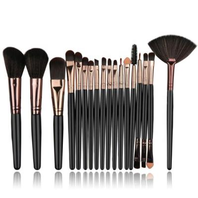 China High Quality Skin-Friendly And Meet Needs 18Pcs Different Free Custom Private Label Eyeshadow Combination New Face Brushes Makeup For Eyeliner Eyebrow Eyelash for sale