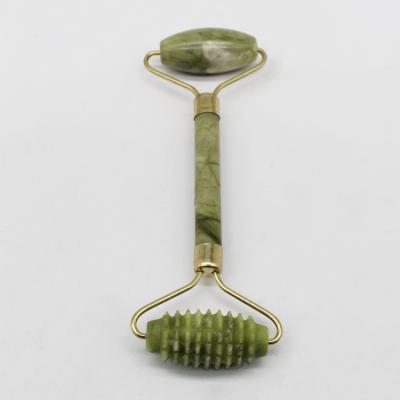 China No noise/portable comfortable handheld. etc Wholesale Custom Logo Facial Stone Massage Roller and Green Xiuyan Jade Roller For Face from GUASHA for sale