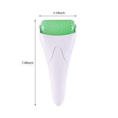 China Hot Beauty Skin Care Anti-Puffiness Amazon Sale Face Roller Green Body Massager Cooling Gel Ice Derma Roller 05 for sale