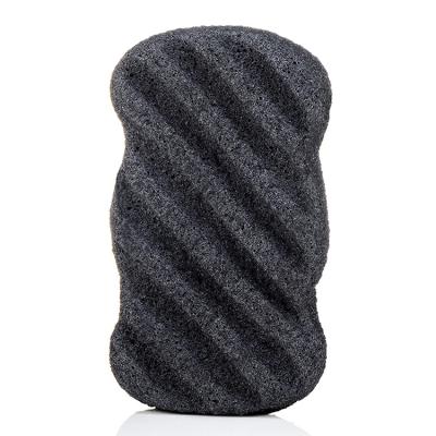 China All Natural Bamboo Charcoal Charcoal Charcoal Sponge Activated Konjac Sponge konjac sponge for Exfoliating Gentle Deep Cleansing for sale