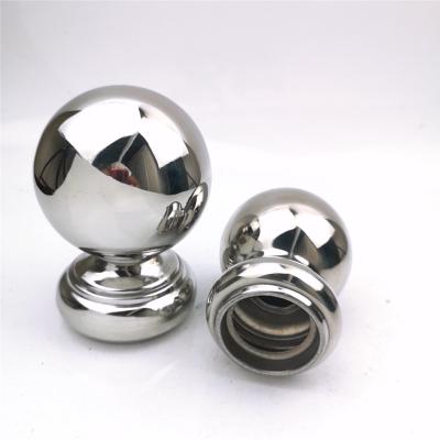 China Contemporary Balustrade Ball Base,Fencing Ball Base,Factory Deck Balustrade Ball Top Decorative Balcony Fence Stainless Steel 304 316 Handra for sale