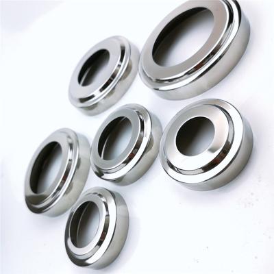 China Contemporary Manufacturer Of Custom 304/201 Stainless Steel Decoration Cover Flange Handrail Stair Railing Base Cover for sale