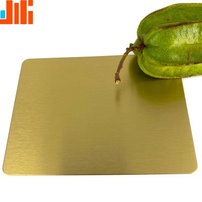 China Decorative/building Sandblasting Golden  Stainless Steel plate/sheet SS201/304/316L for sale