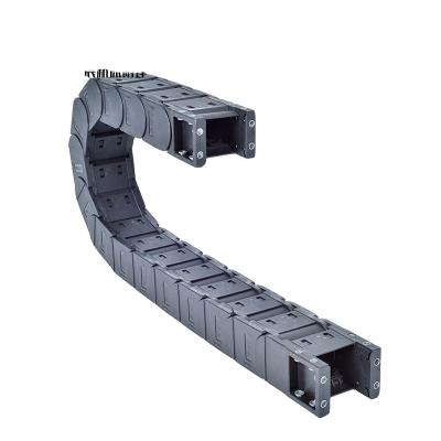 China Factory strong reinforced nylon closed open on both sides drag type chain for sale