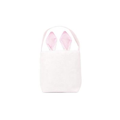 China New Style Eco-friendly And Reusable Happy Easter Bags Nice Colors Polyester Easter Bunny Ears Candy Gifts Storage Tote Bags for sale