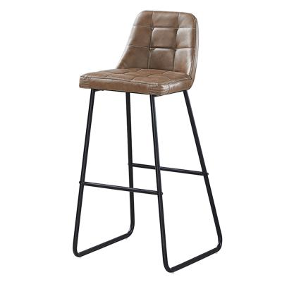 China Comfortable modern fashion bar cheap leather umpire chair for kitchen metal bar stools for sale