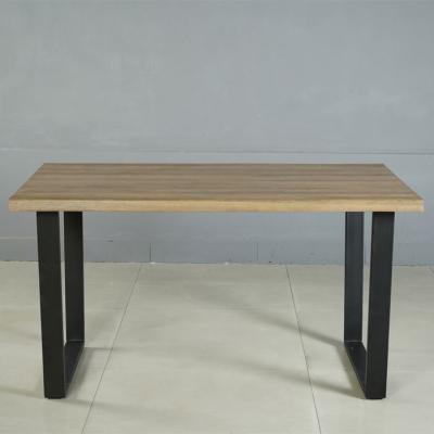 China Nordic Apartment Furniture Design Stainless Steel Wood Discounted Classic Dining Tables for sale