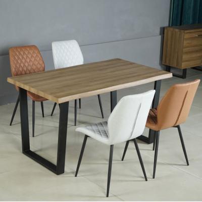 China Nordic Custom Design Modern Home Furniture Designer Apartment Walnut Dining Tables for sale