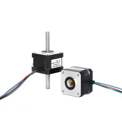 China NEMA 17 40mm 48mm Non-captive Stepper Motor 34mm With T8 Lead Screw 42HS40 for sale