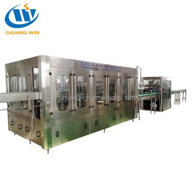 China Beverage Monoblock Automatic Seal Filler Capper Small Bottle Fruit Juice Filling Machine for sale