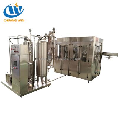 China Fully Automatic Soft Carbonated Beverage Drink Machine For Making Sparkling Water Filling Machine for sale