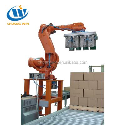 China Automatic robotic food stack palletizer robot system for sale