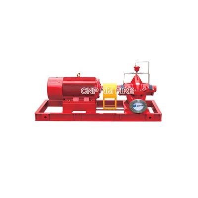 China Fire Fighting Emergency Rescue 1250 GPM FM Approved Horizontal Electric Split Case Fire Pump System NFPA20 Standard for sale