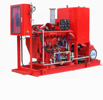 China Assembling Unit Diesel Engine Fire Fighting Pump And Jockey Pump Electric Motor Fire Pump SCF1500-380 for sale