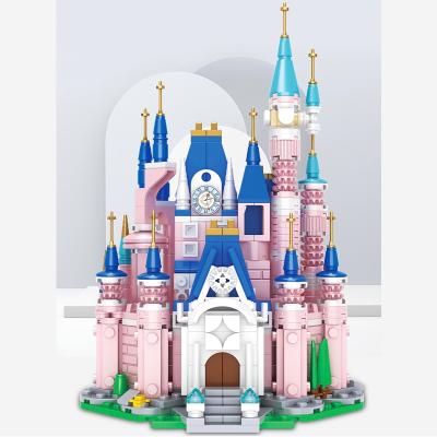 China Building Toy Dream Castle Toy Diy Blocks Plastic Educational Christmas 598 PCS Legoes Brick Building Block Puzzle Toys For Girls for sale