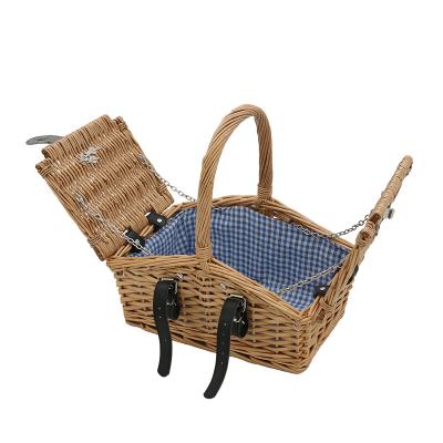 China Sustainable New Spring Release Picnic Basket With Liner Insulation Picnic Basket For Black Picnic 4 Basket for sale