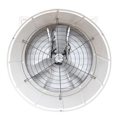 China Building Material Shop 50 Inch Axial Cone Fan Fiberglass Exhaust Fan With Stainless Steel Blades for sale