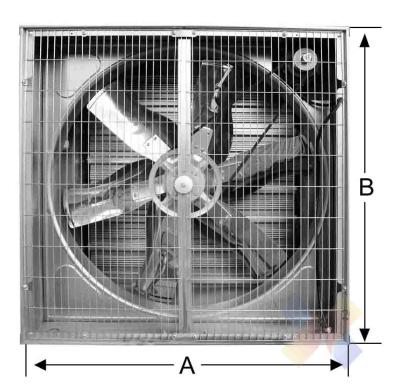 China Hotels 1380mm Centrifugal Push Pull Exhaust Fan And 50inch Box Exhaust Fan for sale