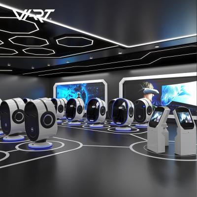 China Vr HD Screen Single Seat 7D Eggs VR Cinema Simulator Virtual Reality 9D VR Egg L100*W100*H140CM for sale