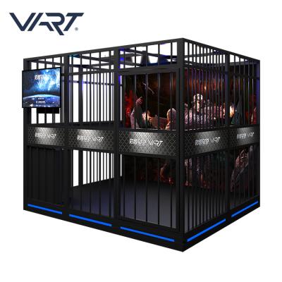 China Theme Park Vr Shooting Virtual Reality Simulator 9D Vr Equipment VR Multiplayer Large Space For Fun for sale