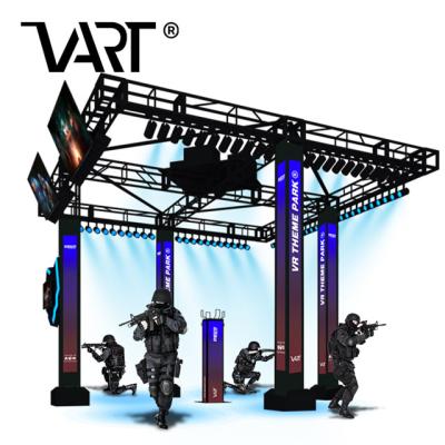 China 2021 VR Theme Park Shooting Simulator VR Multiplayer Virtual Room With VR Glasses for sale