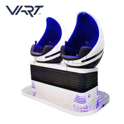 China Indoor Playground 9D Cinema Equipment 2 Seats Eggs VR Simulator 9D VR Chair Shaking For Sale for sale