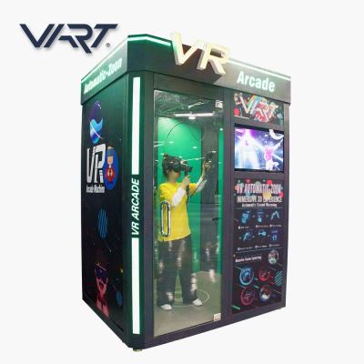 China Game Center VART VR Arcade Game 9D Virtual Reality 9D VR Game Room Standing VR Simulator for sale