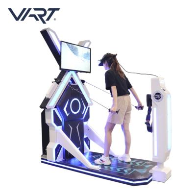 China High-tech VR Game Simulator Electric VR Ski Simulator 9DVR Game Machine With CE L156*W105*H203CM for sale