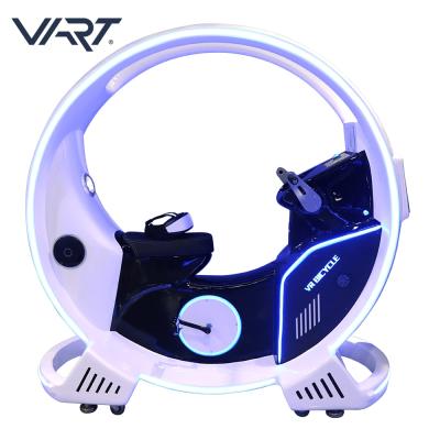 China Game Interactive Cycling Amusement Park Rides VR Equipment VR Headset Sports Exercise Bicycle Game VR Fitness Machine for sale