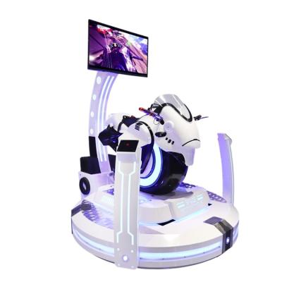 China Fiberglass With Cool Metal Motorcycle VART VR Machine 9D VR Racing Simulator For VR Arcade for sale
