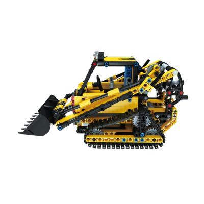 China Construction Toy High Quality Assembly Remote Control Building Crawler Loader RC Car Toy Building Blocks for sale