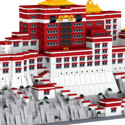 China Building toy building blocks The Potala Palace plastic educational toys building blocks factory supply for sale