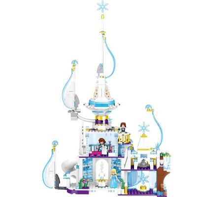 China Building Toy DIY Innis Ancient Icesail Castle Build To Block Girls Modern Princess Building Blocks Set for sale