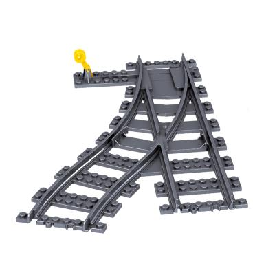 China Bulk Wholesale DIY Early Learning Educational Train Rails Compatible Building Blocks For Children for sale