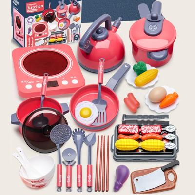 China 1 style in 1 carton kids educational home toys girls cooking pretend paly kitchen sets plastic kitchen toys for girls for sale