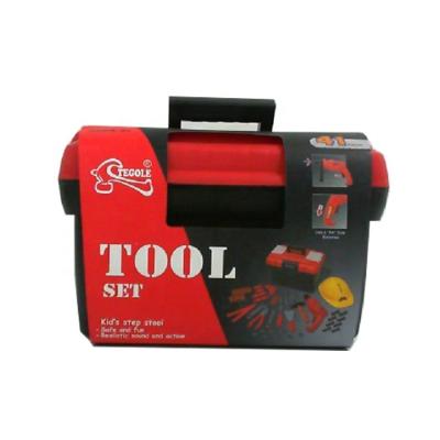 China Toy Kids Real Tool Set electronic for boy toys tool kit set plastic toy tool kit for kids GL537221 for sale