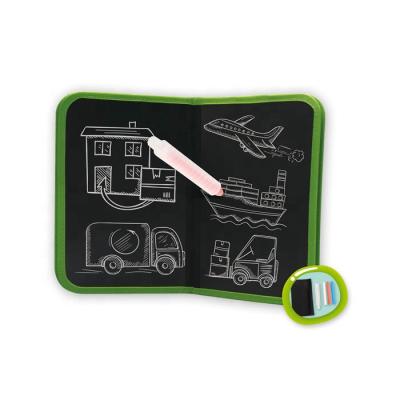 China Drawing Toys Set Educational Toys Drawing Book Set Reusable Magic Chalk Board Drawing Book For Kids for sale