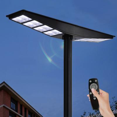 China ROUTE 1000w Waterproof Energy Saving Road Smd2835 Ip66 Outdoor Lamp Remote Control All In One Solar Led Street Light for sale