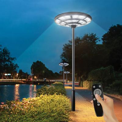 China Top Sale Human Body Ip66 Efficiency Outdoor ABS Induction Light Warm Waterproof Street Light 2000w All In One UFO Solar Led Garden Light for sale