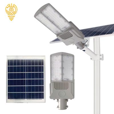 China China OEM Efficiency Remote Control Aluminum High Light Ip66 200w 300w Outdoor Waterproof Security Solar Led Street Lights for sale