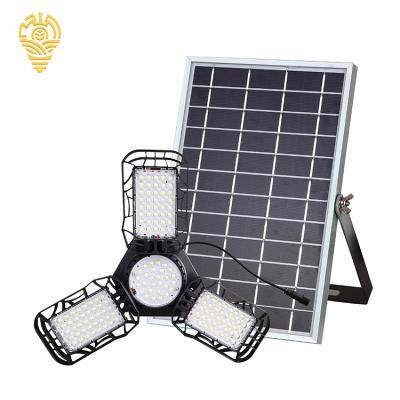 China Outdoor Warehouse Light Control Smart ABS Folding Led Garden Light 60watt 80watt 120watt 200watt Solar High Bay Lights for sale