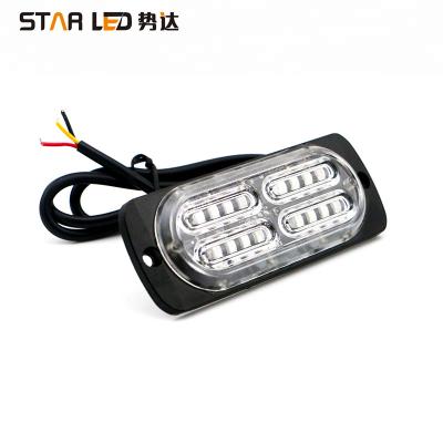 China All Car 10W 4.4inch Amber White Car Warning Light Led Strobe Light for sale