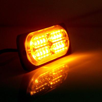 China All car 12v/24v 20 white amber blue LED 10w small led strobe light led warning light for truck for sale