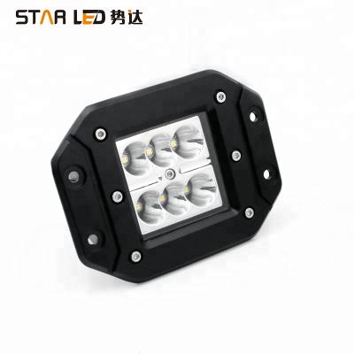 China All Cars DC9-30V IP68 18W Offroad Waterproof LED Work Light Pods 4