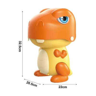 China Novel Design/Learn About Cooking Cartoon Dinosaur Kitchen Toys Sets Kids Cooking Pretend Play Set With Storage Function Kitchen Toys for sale