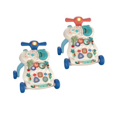 China Hot-selling Musical Baby Walker Toys Kids Music Walkers With Water Tank Height Adjustable Wheelbarrow For Children for sale