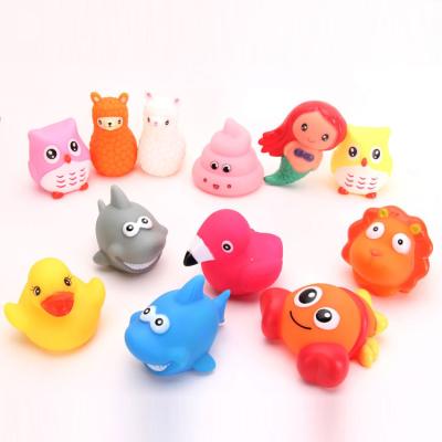 China Factory Direct Selling Amazon Baby Enamel Toy Animal Touch Touch Luminous Bathing Toy Glow Water Bath Toy Wholesale for sale