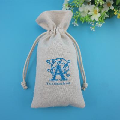 China Used for jewelry gift cosmetic hair extension packing and so on custom cosmetic hair extension gift drawstring jute packing bag for sale